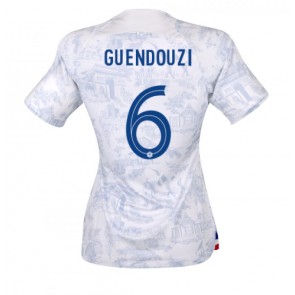 Maillot de foot France Matteo Guendouzi #6 Extérieur Femmes Monde 2022 Manches Courte
